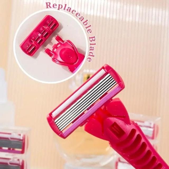 お試し価格590円★6層式マニュアルボディヘアレーザー女性用セーフティレーザーシェーバービキニトリマーヘアリムーバー ローズレッド < 香水/コスメ/ネイル  お試し価格590円★6層式マニュアルボディヘアレーザー女性用セーフティレーザーシェーバービキニトリマーヘアリムーバー ローズレッド < 香水/コスメ/ネイルの