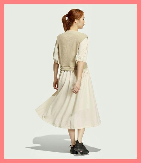 ☆アディダス☆超美品☆サラサラ♪ドッキングフレアドライシャツワンピースOT☆ < ブランド  ☆アディダス☆超美品☆サラサラ♪ドッキングフレアドライシャツワンピースOT☆ < ブランドの