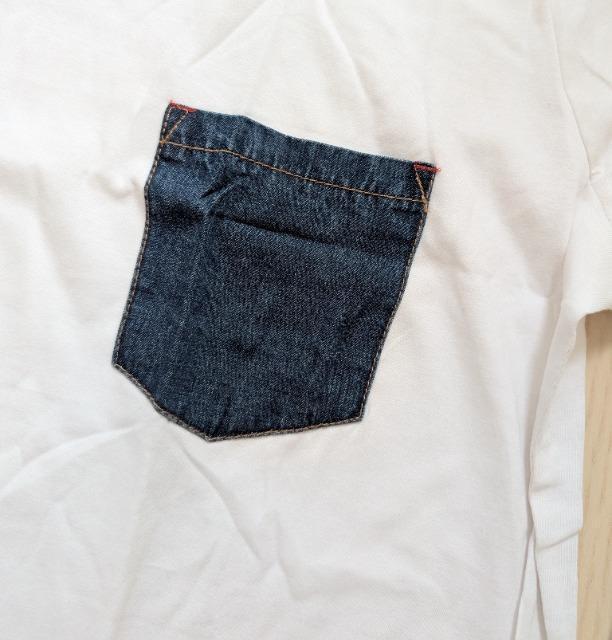 4L★LARU★綿100%★デニムポケット半袖Tシャツ★新品★送料無料 < 女性ファッション  4L★LARU★綿100%★デニムポケット半袖Tシャツ★新品★送料無料 < 女性ファッションの