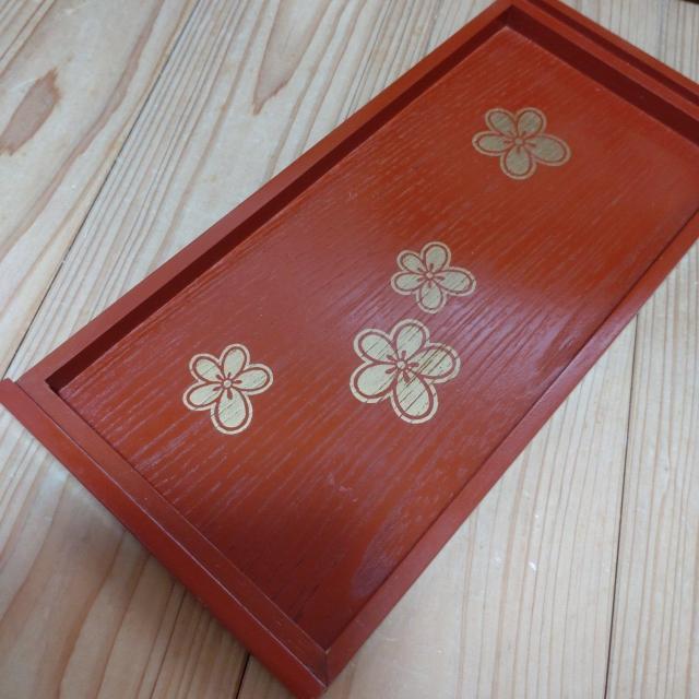 昭和レトロ 朱色花柄プレート < インテリア/ライフ 昭和レトロ 朱色花柄プレート < インテリア/ライフの