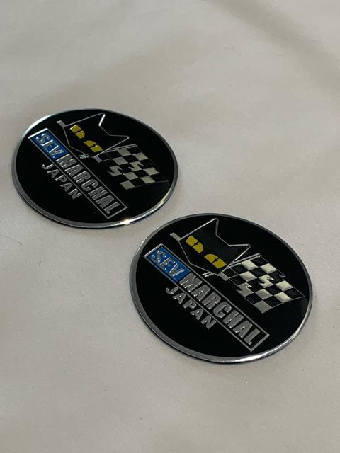 マーシャル 3D アルミ エンブレム 2枚セット 5.5センチ チャンプロード アクセサリー 旧車 昭和レトロ < 自動車/バイク マーシャル 3D アルミ エンブレム 2枚セット 5.5センチ チャンプロード アクセサリー 旧車 昭和レトロ < 自動車/バイク