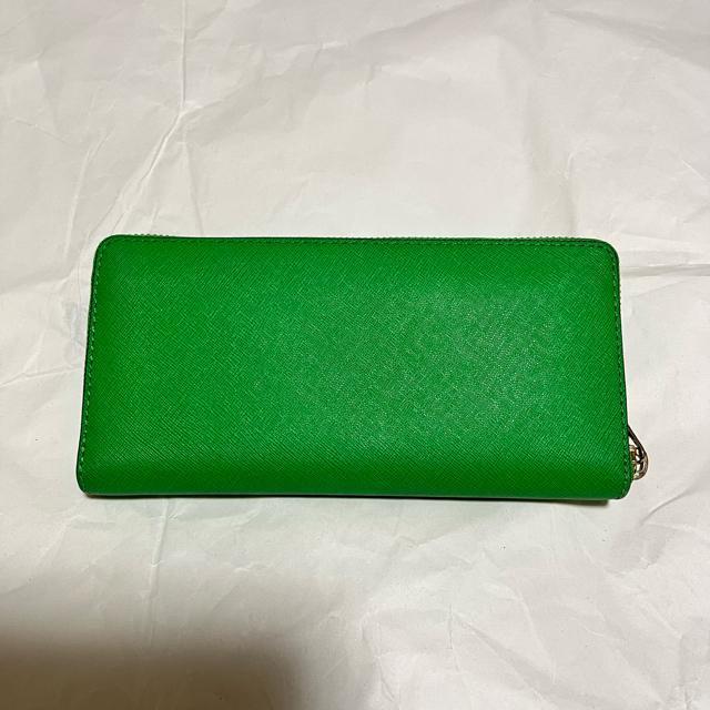 【美品】【マイケルコース】 ラウンドファスナー / レザー / 長財布 / 緑 < ブランド  【美品】【マイケルコース】 ラウンドファスナー / レザー / 長財布 / 緑 < ブランドの