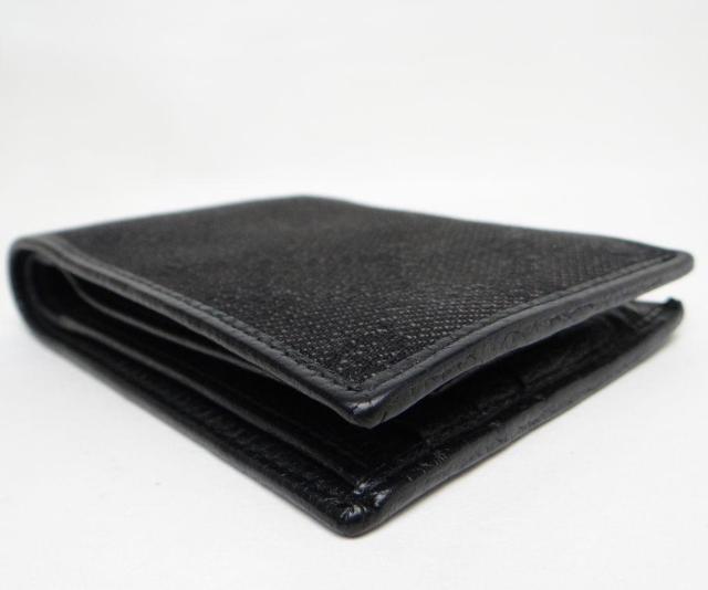 GUCCI グッチ 143384 GGキャンバス 二つ折り財布 ブラック【送料無料】 < ブランド GUCCI グッチ 143384 GGキャンバス 二つ折り財布 ブラック【送料無料】 < ブランドの