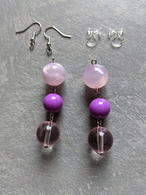 ピアス ノンホールピアス 手作りハンドメイド まとめ買い歓迎 < 女性ファッション  ピアス ノンホールピアス 手作りハンドメイド まとめ買い歓迎 < 女性ファッションの