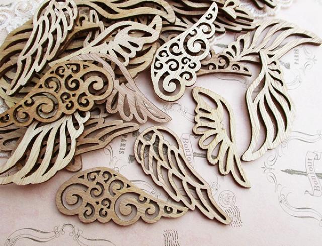 翼のウッドパーツ28個 < ペット/手芸/園芸  翼のウッドパーツ28個  < ペット/手芸/園芸の