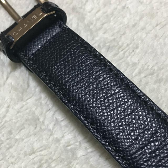 正規品 シャネル キャビアスキンレザーベルトブラック 65/26 < ブランド  正規品 シャネル キャビアスキンレザーベルトブラック 65/26 < ブランドの