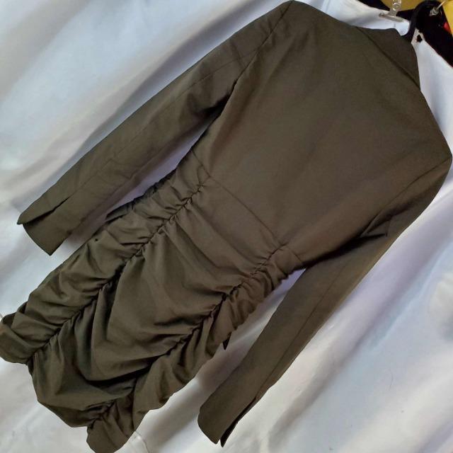込み★おしゃれ(^O^)/ZARA★シャーリングワンピース★XS★ < ブランド  込み★おしゃれ(^O^)/ZARA★シャーリングワンピース★XS★ < ブランドの