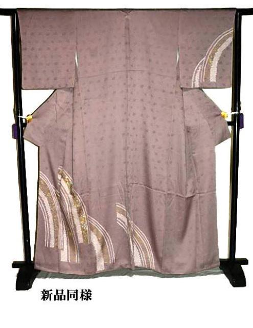 【最高級】新品同様 金彩 金糸 シシュウ 鹿子 熨斗 1つ紋 鈴乃屋扱い 付下げ 身丈162.5cm 裄丈63.5cm Y3388 < 女性ファッション  【最高級】新品同様 金彩 金糸 シシュウ 鹿子 熨斗 1つ紋 鈴乃屋扱い 付下げ 身丈162.5cm 裄丈63.5cm Y3388 < 女性ファッションの