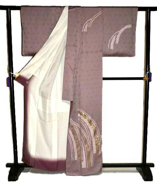 【最高級】新品同様 金彩 金糸 シシュウ 鹿子 熨斗 1つ紋 鈴乃屋扱い 付下げ 身丈162.5cm 裄丈63.5cm Y3388 < 女性ファッション  【最高級】新品同様 金彩 金糸 シシュウ 鹿子 熨斗 1つ紋 鈴乃屋扱い 付下げ 身丈162.5cm 裄丈63.5cm Y3388 < 女性ファッションの