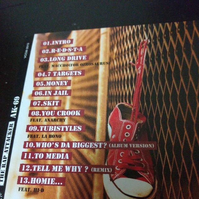 AK-69『REDSTA-TheRapAttacker-』OZROSAURUS < CD/DVD/ビデオ  AK-69『REDSTA-TheRapAttacker-』OZROSAURUS < CD/DVD/ビデオの