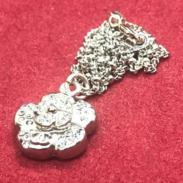 正規品 シャネル カメリア CoCo ラインストーン ネックレス シルバー < ブランド  正規品 シャネル カメリア CoCo ラインストーン ネックレス シルバー  < ブランドの