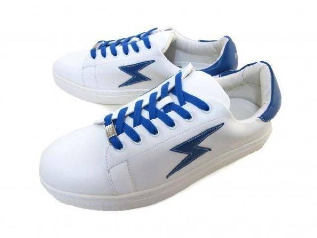 1円~C117新品DayGLORYローカット/レースアップスニーカー25.5aWHITE×BLUE♂ < 男性ファッション  1円~C117新品DayGLORYローカット/レースアップスニーカー25.5aWHITE×BLUE♂  < 男性ファッションの