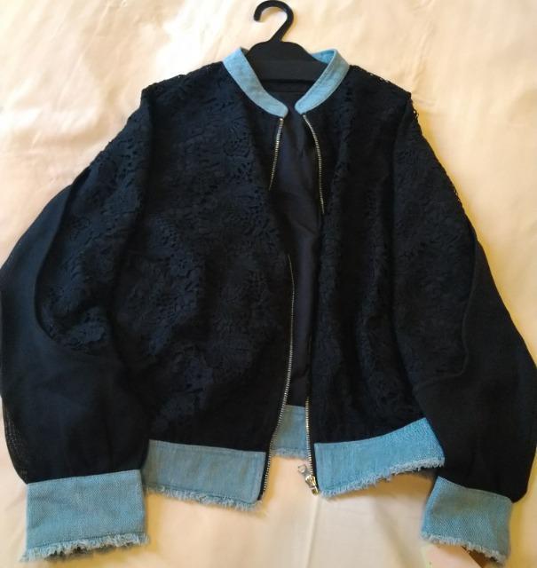 お値下げ!新品未使用タグ付き♪総レース ジャケット*ブルゾン*黒*9,790円♪ < 女性ファッション  お値下げ!新品未使用タグ付き♪総レース ジャケット*ブルゾン*黒*9,790円♪ < 女性ファッションの
