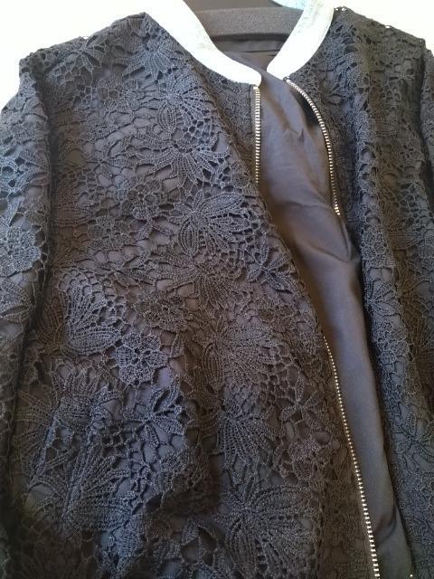 お値下げ!新品未使用タグ付き♪総レース ジャケット*ブルゾン*黒*9,790円♪ < 女性ファッション  お値下げ!新品未使用タグ付き♪総レース ジャケット*ブルゾン*黒*9,790円♪ < 女性ファッションの