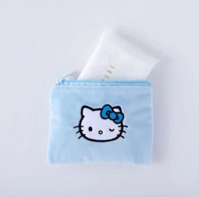 mini雑誌付録★みずいろ ハローキティ★ふわふわ刺繍ポーチ&ミラーチャーム < おもちゃ mini雑誌付録★みずいろ ハローキティ★ふわふわ刺繍ポーチ&ミラーチャーム < おもちゃの