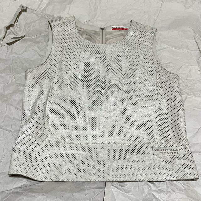 【CASTELBAJAC / カステルバジャック】 パンチングレザー ベスト 1 < ブランド 【CASTELBAJAC / カステルバジャック】 パンチングレザー ベスト 1 < ブランドの