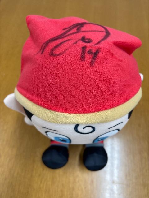 #14 橋本 拓哉選手 まいどくんぬいぐるみチェキ付き(直筆サイン入り) < レジャー/スポーツ #14 橋本 拓哉選手 まいどくんぬいぐるみチェキ付き(直筆サイン入り) < レジャー/スポーツの