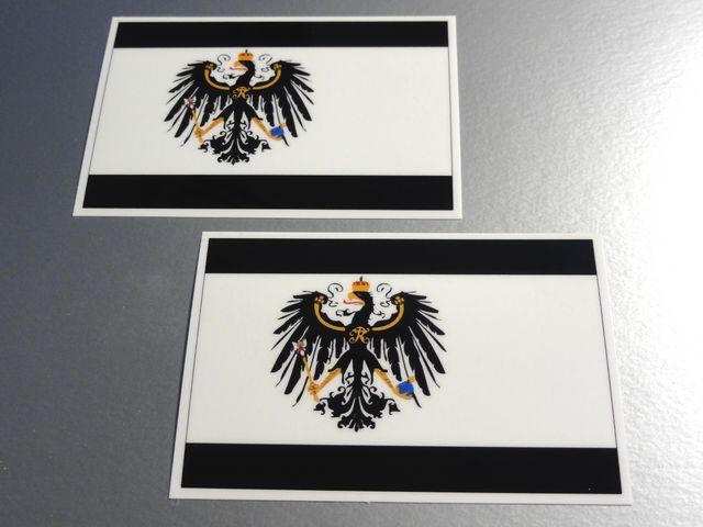 ■プロイセン王国旗ステッカー2枚プロシア■シール ヘタリア < 自動車/バイク ■プロイセン王国旗ステッカー2枚プロシア■シール ヘタリア < 自動車/バイク