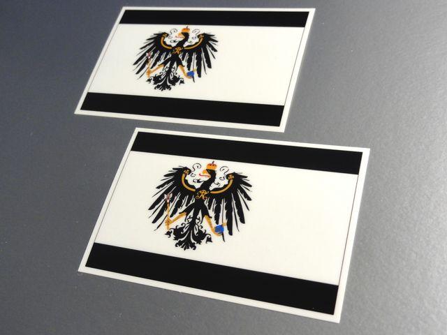 ■プロイセン王国旗ステッカー2枚プロシア■シール ヘタリア < 自動車/バイク ■プロイセン王国旗ステッカー2枚プロシア■シール ヘタリア < 自動車/バイク