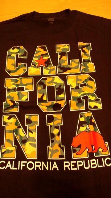 LA直輸入!CALIFORNIAREPUBLIC迷彩柄プリント 黒ブラック2XL O < 男性ファッション  LA直輸入!CALIFORNIAREPUBLIC迷彩柄プリント 黒ブラック2XL O < 男性ファッションの