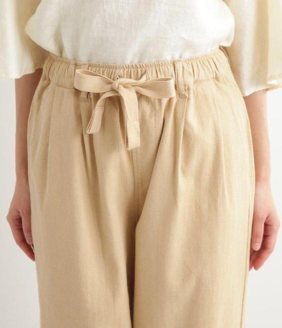 *BLUCIELO* ストレッチピケ サーカスパンツ 新品 ベージュ < 女性ファッション *BLUCIELO* ストレッチピケ サーカスパンツ 新品 ベージュ < 女性ファッションの