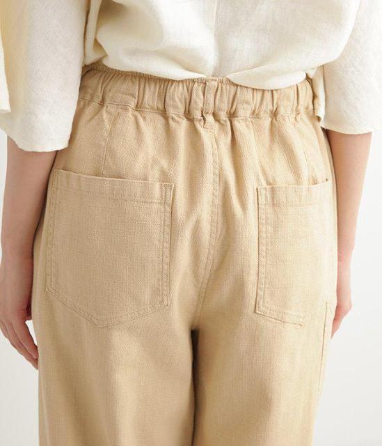 *BLUCIELO* ストレッチピケ サーカスパンツ 新品 ベージュ < 女性ファッション *BLUCIELO* ストレッチピケ サーカスパンツ 新品 ベージュ < 女性ファッションの