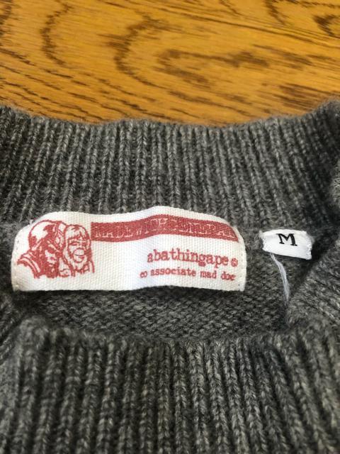 Abathingapeカシミアニットアベイシングエイプセーター < ブランド  Abathingapeカシミアニットアベイシングエイプセーター < ブランドの