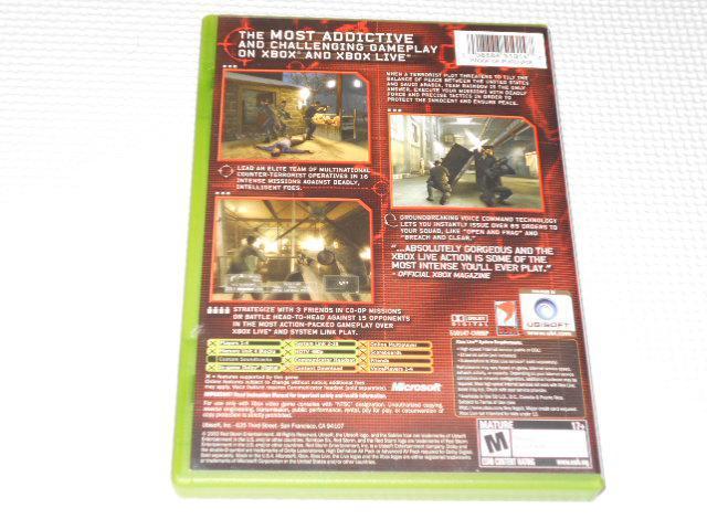xbox★TOM CLANCY'S RAINBOW SIX 3 BEST OF PLATINUM HITS < ゲーム本体/ソフト  xbox★TOM CLANCY'S RAINBOW SIX 3 BEST OF PLATINUM HITS < ゲーム本体/ソフトの