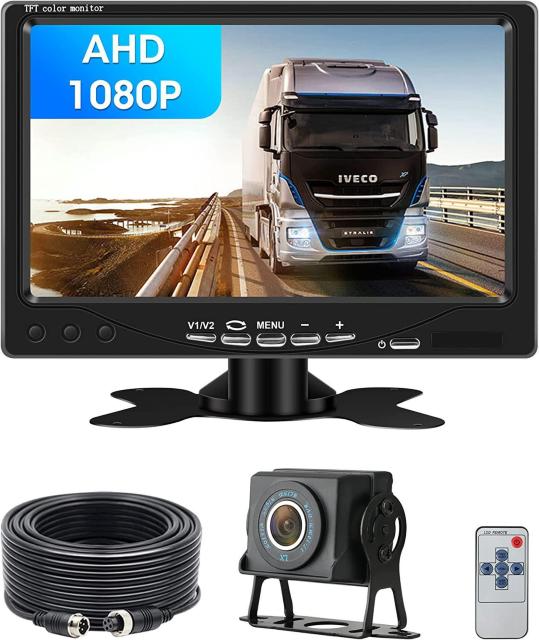 AHD 1080P バックモニターセット バックモニター 7インチ 2系統入力可能 < 自動車/バイク AHD 1080P バックモニターセット バックモニター 7インチ 2系統入力可能 < 自動車/バイク