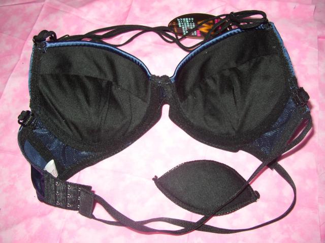 光沢ダークブルーフルストラップタイプD75Mワイヤー入り < 女性ファッション 光沢ダークブルーフルストラップタイプD75Mワイヤー入り < 女性ファッションの