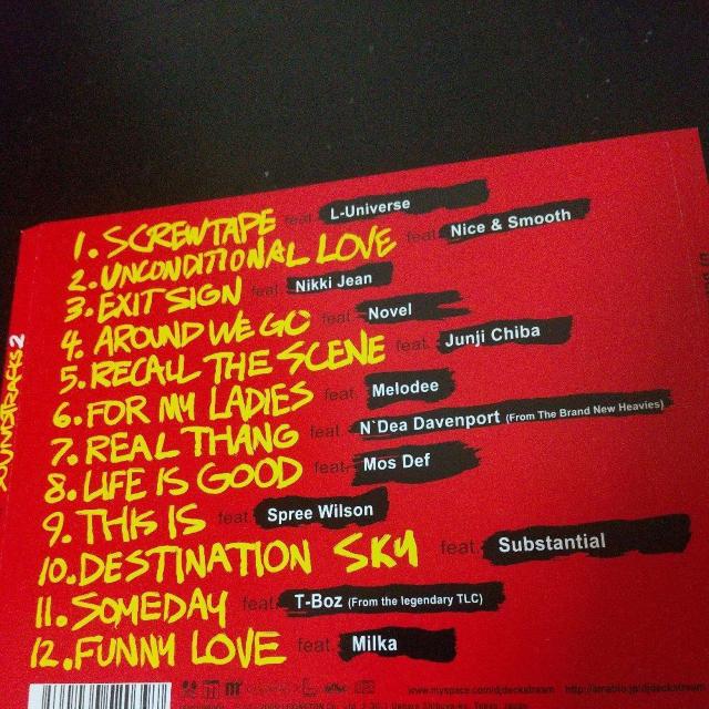 DJ DeckstreamwSOUNDTRACKS2xTLC Mos Def  CD/DVD/rfI 