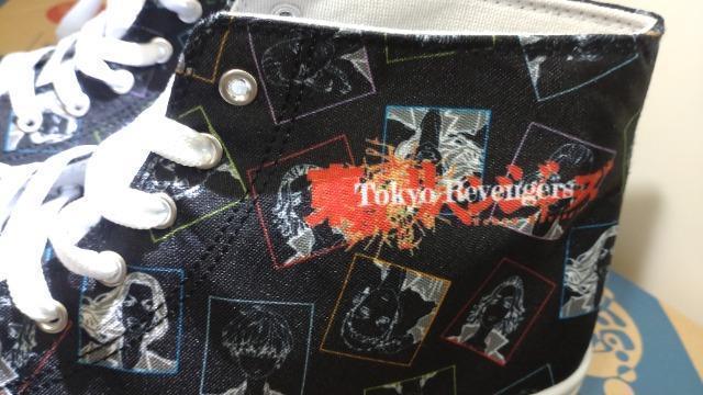 ■新品未使用品■東京リベンジャーズ ハイカットスニーカー ロゴ入り アニメタイプ 27cm 黒 < 男性ファッション  ■新品未使用品■東京リベンジャーズ ハイカットスニーカー ロゴ入り アニメタイプ 27cm 黒 < 男性ファッションの