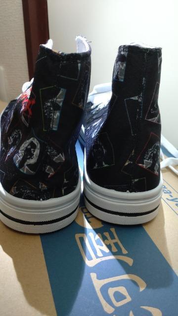 ■新品未使用品■東京リベンジャーズ ハイカットスニーカー ロゴ入り アニメタイプ 27cm 黒 < 男性ファッション  ■新品未使用品■東京リベンジャーズ ハイカットスニーカー ロゴ入り アニメタイプ 27cm 黒 < 男性ファッションの