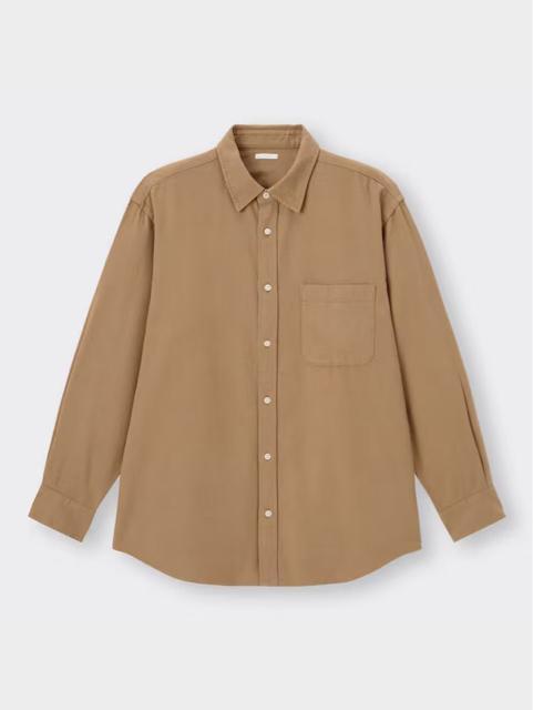GU ジーユー フランネルリラックスフィットシャツ ネルシャツ 長袖シャツ ブラウン M  ユニクロ < ブランド  GU ジーユー フランネルリラックスフィットシャツ ネルシャツ 長袖シャツ ブラウン M  ユニクロ  < ブランドの