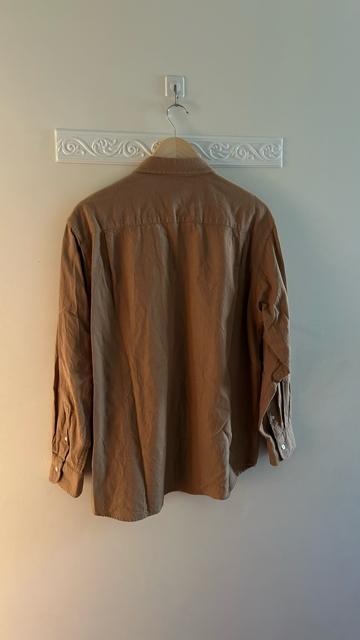 GU ジーユー フランネルリラックスフィットシャツ ネルシャツ 長袖シャツ ブラウン M  ユニクロ < ブランド  GU ジーユー フランネルリラックスフィットシャツ ネルシャツ 長袖シャツ ブラウン M  ユニクロ < ブランドの