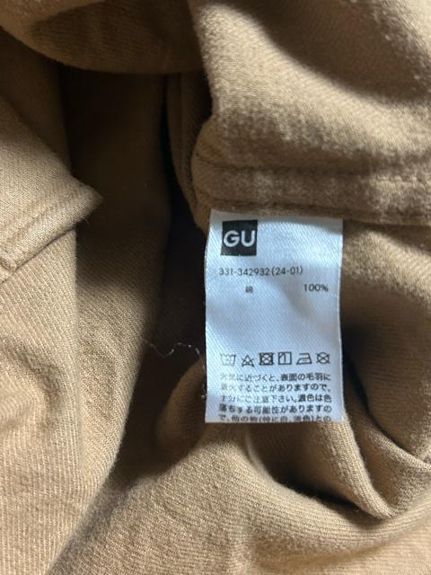 GU ジーユー フランネルリラックスフィットシャツ ネルシャツ 長袖シャツ ブラウン M  ユニクロ < ブランド  GU ジーユー フランネルリラックスフィットシャツ ネルシャツ 長袖シャツ ブラウン M  ユニクロ < ブランドの