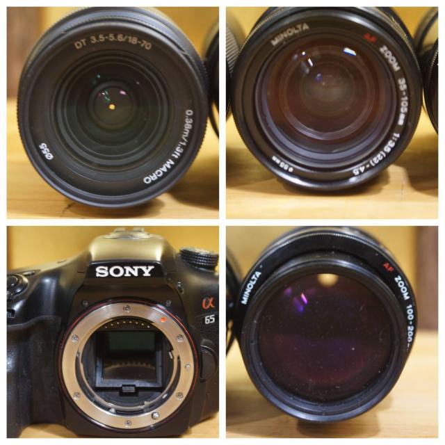 1 / 10 ★α65動作実用品です★1か月動作保証★ソニーα65一眼レフカメラ★レンズ3本付 < 家電/AV 1 / 10 ★α65動作実用品です★1か月動作保証★ソニーα65一眼レフカメラ★レンズ3本付 < 家電/AVの