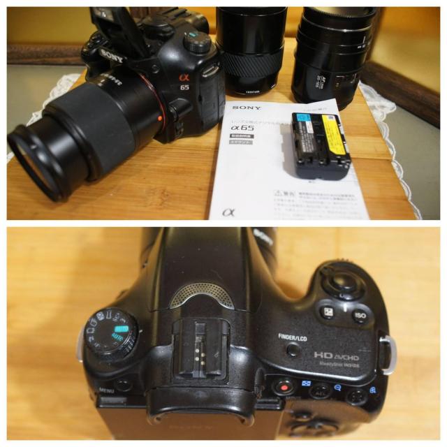 1 / 10 ★α65動作実用品です★1か月動作保証★ソニーα65一眼レフカメラ★レンズ3本付 < 家電/AV 1 / 10 ★α65動作実用品です★1か月動作保証★ソニーα65一眼レフカメラ★レンズ3本付 < 家電/AVの