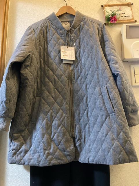 3L新品コロプカグレーキルティングロングMA-1 < 女性ファッション 3L新品コロプカグレーキルティングロングMA-1 < 女性ファッションの