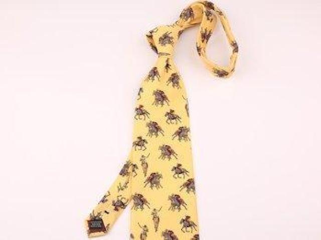 ネクタイ メンズ カジュアル オシャレ ビジネス パーティ馬 総柄 イエロー < 男性ファッション ネクタイ メンズ カジュアル オシャレ ビジネス パーティ馬 総柄 イエロー < 男性ファッションの