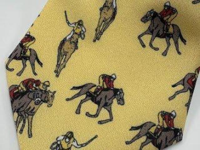 ネクタイ メンズ カジュアル オシャレ ビジネス パーティ馬 総柄 イエロー < 男性ファッション ネクタイ メンズ カジュアル オシャレ ビジネス パーティ馬 総柄 イエロー < 男性ファッションの