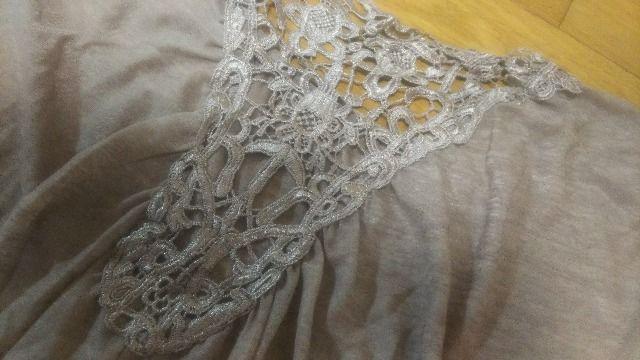 古着★バックレース薄手のカットソー★フリー < 女性ファッション  古着★バックレース薄手のカットソー★フリー < 女性ファッションの