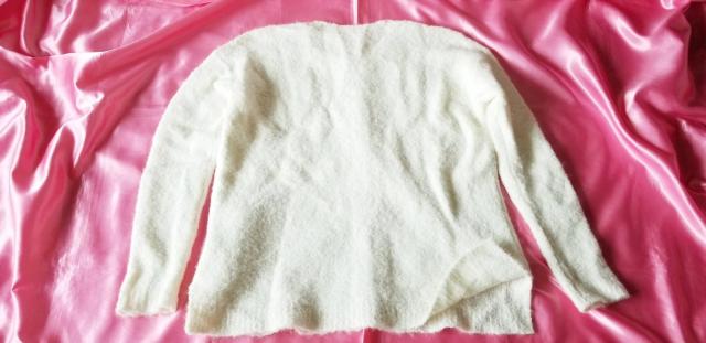 ★【UNIQLO】ユニクロ☆白ホワイト暖か可愛い♪長袖丸首ブークレー♪ニットセーター < 女性ファッション  ★【UNIQLO】ユニクロ☆白ホワイト暖か可愛い♪長袖丸首ブークレー♪ニットセーター < 女性ファッションの