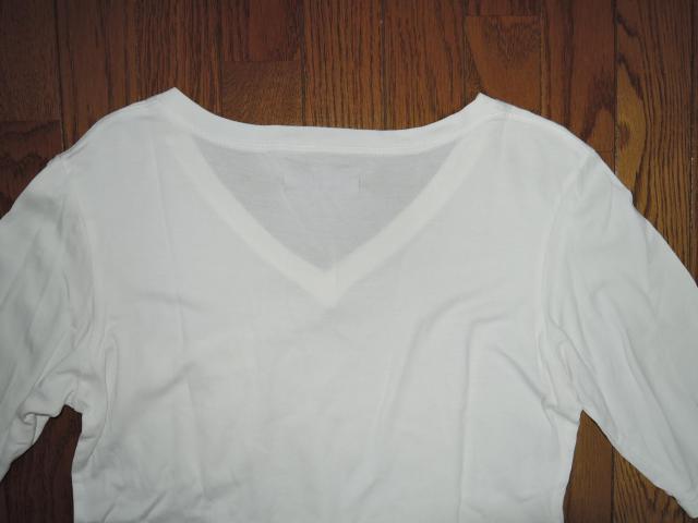 BACKBONE THE CLASSIC バックボーン V字 5分丈Tシャツ 白 カットソー ポケットTシャツ アイコンロゴ刺繍 < ブランド BACKBONE THE CLASSIC バックボーン V字 5分丈Tシャツ 白 カットソー ポケットTシャツ アイコンロゴ刺繍 < ブランドの