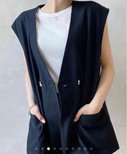 新品 CPCM  ジープーシーエム 綿麻ジレ ベスト < 女性ファッション  新品 CPCM  ジープーシーエム 綿麻ジレ ベスト  < 女性ファッションの