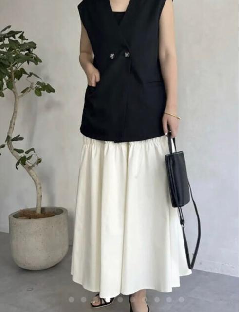 新品 CPCM  ジープーシーエム 綿麻ジレ ベスト < 女性ファッション  新品 CPCM  ジープーシーエム 綿麻ジレ ベスト < 女性ファッションの