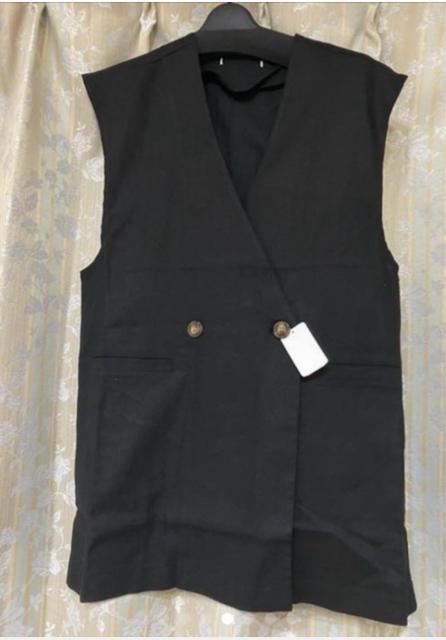 新品 CPCM  ジープーシーエム 綿麻ジレ ベスト < 女性ファッション  新品 CPCM  ジープーシーエム 綿麻ジレ ベスト < 女性ファッションの