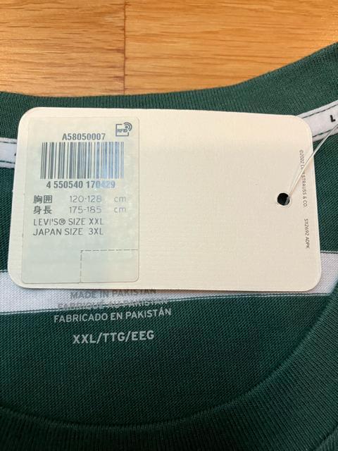 LEVIfS [oCX {[_[TVc 傫size 3XL ȏ