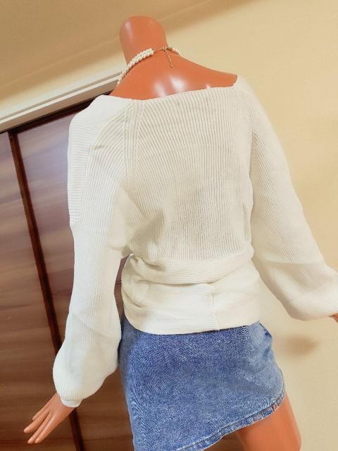 新品★M〜2L★リブニットクロス★カシュクールカットソー★ < 女性ファッション  新品★M〜2L★リブニットクロス★カシュクールカットソー★ < 女性ファッションの