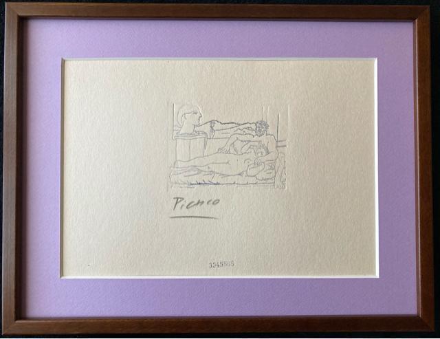 絵画 版画 パブロ・ピカソ 人物画 直筆サインあり 証明印あり < ホビー  絵画 版画 パブロ・ピカソ 人物画 直筆サインあり 証明印あり < ホビーの
